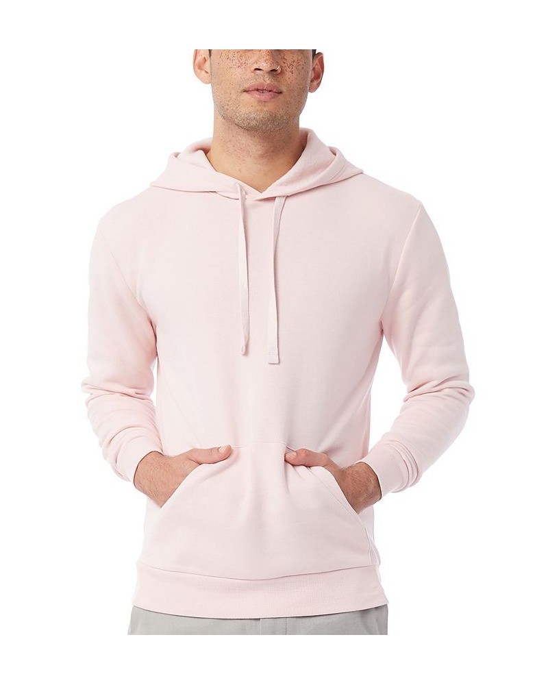 Men's Eco-Cozy Pullover Hoodie Faded Pink $29.04 Sweatshirt