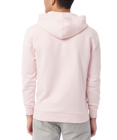 Men's Eco-Cozy Pullover Hoodie Faded Pink $29.04 Sweatshirt