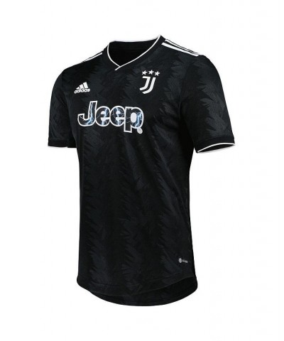 Men's Black Juventus 2022/23 Away Authentic Jersey $70.00 Jersey