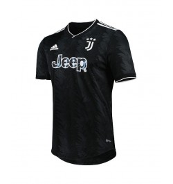 Men's Black Juventus 2022/23 Away Authentic Jersey $70.00 Jersey