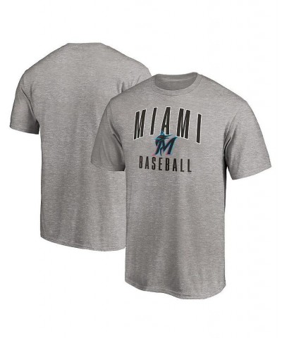 Men's Heathered Gray Miami Marlins Game Legend T-shirt $15.00 T-Shirts