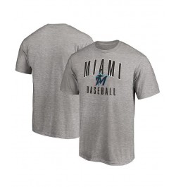 Men's Heathered Gray Miami Marlins Game Legend T-shirt $15.00 T-Shirts