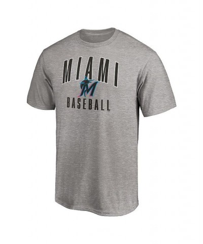 Men's Heathered Gray Miami Marlins Game Legend T-shirt $15.00 T-Shirts