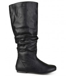 Women's Jayne Wide Calf Boots Black $45.00 Shoes