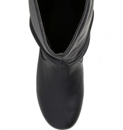 Women's Jayne Wide Calf Boots Black $45.00 Shoes