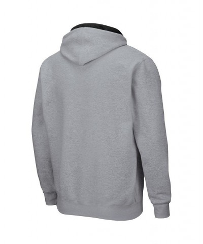 Men's Heathered Gray Army Black Knights Arch & Logo 3.0 Full-Zip Hoodie $29.40 Sweatshirt