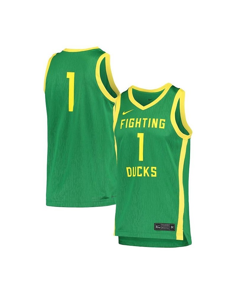 Men's 1 Green Oregon Ducks Replica Basketball Jersey $48.59 Jersey