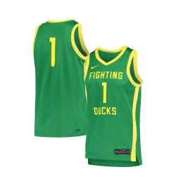 Men's 1 Green Oregon Ducks Replica Basketball Jersey $48.59 Jersey