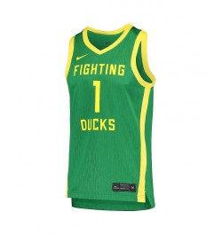 Men's 1 Green Oregon Ducks Replica Basketball Jersey $48.59 Jersey