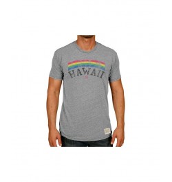 Hawaii Warriors Men's Vintage Rainbow Tri-Blend T-Shirt $15.12 T-Shirts