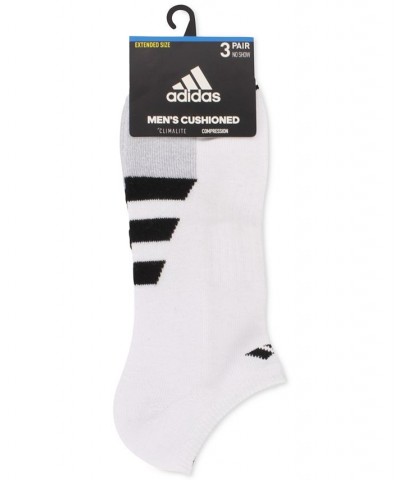 Men's 3-Pk. Cushioned No-Show Socks White $9.57 Socks