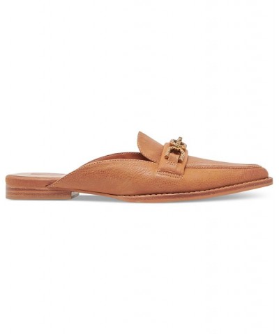 Women's Sidon Mule Loafer Flats Brown $44.80 Shoes