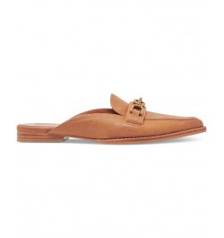 Women's Sidon Mule Loafer Flats Brown $44.80 Shoes