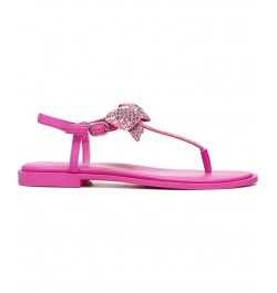 Florita Bow Sandals Pink $38.15 Shoes