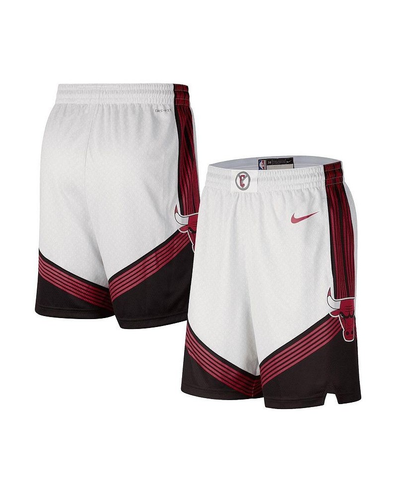 Men's White Chicago Bulls 2022/23 City Edition Swingman Shorts $40.00 Shorts