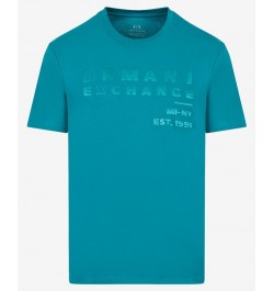 Men's Metallic Logo Graphic T-Shirt Blue $33.00 T-Shirts