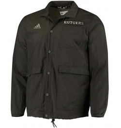 Men's Olive Rutgers Scarlet Knights Salute To Service Full-Snap Jacket $37.95 Jackets