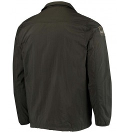 Men's Olive Rutgers Scarlet Knights Salute To Service Full-Snap Jacket $37.95 Jackets