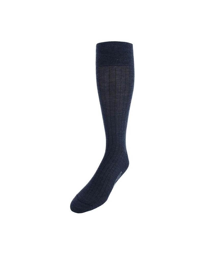 Sutton Fine Merino Wool Solid Color Ribbed Socks PD03 $17.28 Socks