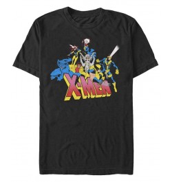 Men's X Men Group Short Sleeve Crew T-shirt Black $16.10 T-Shirts