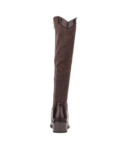 Women's Venezia Tall Boot Brown $32.08 Shoes