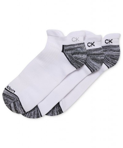 Men's Reflective Logo Zoned Cushion Socks, 3-Pack White $10.29 Socks