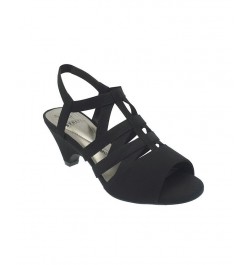 Women's Edalyn Stretch Sandal with Memory Foam Black $33.60 Shoes