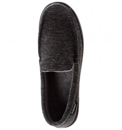 Men's Preston Heather Knit Moccasin Slippers Gray $14.87 Shoes