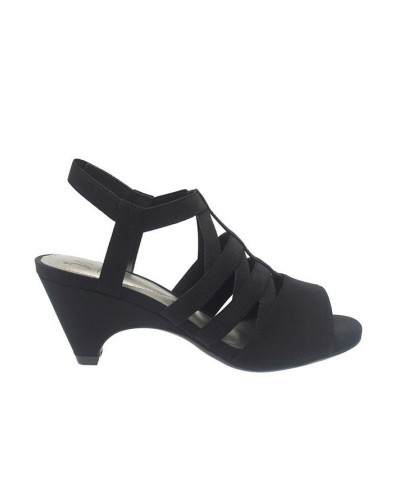 Women's Edalyn Stretch Sandal with Memory Foam Black $33.60 Shoes