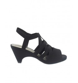 Women's Edalyn Stretch Sandal with Memory Foam Black $33.60 Shoes