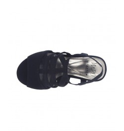 Women's Edalyn Stretch Sandal with Memory Foam Black $33.60 Shoes