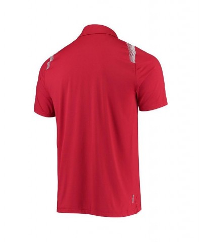 Men's Red Wisconsin Badgers 2021 Sideline Performance Polo Shirt $38.50 Polo Shirts