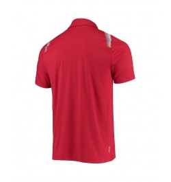 Men's Red Wisconsin Badgers 2021 Sideline Performance Polo Shirt $38.50 Polo Shirts