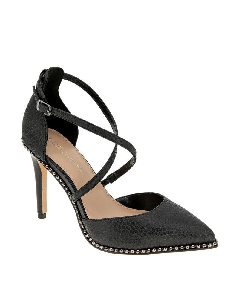 Women's Hally Pumps Black $63.21 Shoes