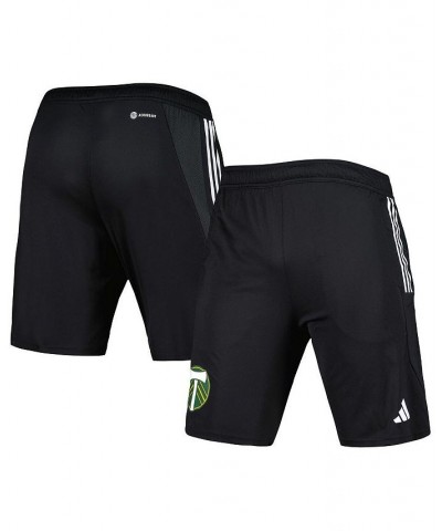 Men's Black Portland Timbers 2023 On-Field AEROREADY Training Shorts $35.39 Shorts