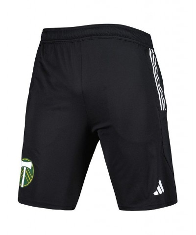 Men's Black Portland Timbers 2023 On-Field AEROREADY Training Shorts $35.39 Shorts