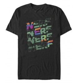 Men's Nerf Stack Short Sleeve Crew T-shirt Black $17.50 T-Shirts