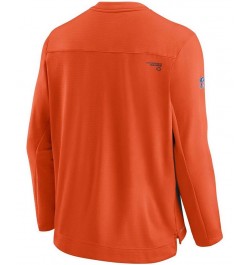 Men's Orange Chicago Bears Sideline Team Performance Pullover Sweatshirt $34.31 Sweatshirt