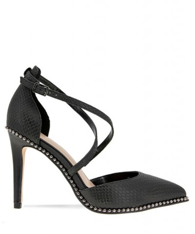 Women's Hally Pumps Black $63.21 Shoes