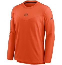 Men's Orange Chicago Bears Sideline Team Performance Pullover Sweatshirt $34.31 Sweatshirt