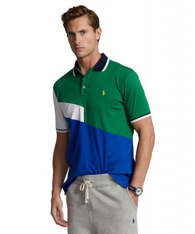 Men's Classic-Fit Soft Cotton Polo Blue $67.50 Polo Shirts