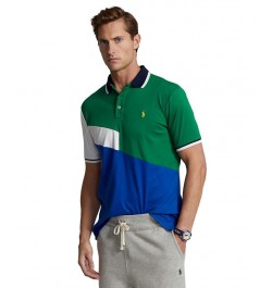 Men's Classic-Fit Soft Cotton Polo Blue $67.50 Polo Shirts