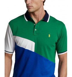 Men's Classic-Fit Soft Cotton Polo Blue $67.50 Polo Shirts