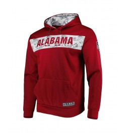 Men's Crimson Alabama Crimson Tide OHT Military-Inspired Appreciation Team Color Pullover Hoodie $34.30 Sweatshirt