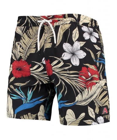 Men's x '47 Brand Black Arizona Diamondbacks Cannonball Tropics Swim Shorts $35.09 Swimsuits