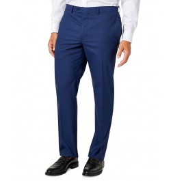 Men's Classic-Fit Suit Navy Plaid $53.20 Suits