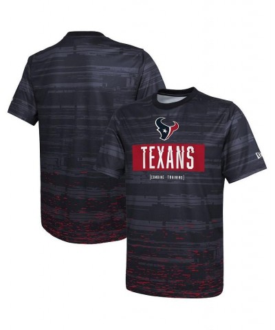 Men's Navy Houston Texans Combine Authentic Sweep T-shirt $17.16 T-Shirts