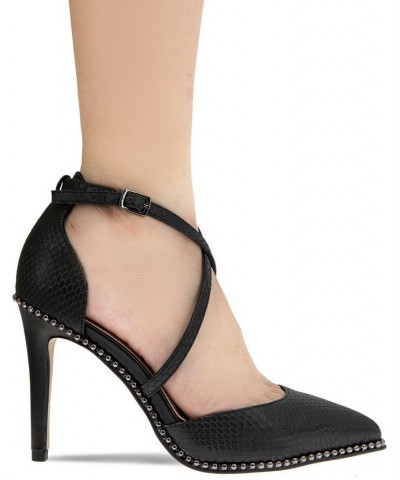 Women's Hally Pumps Black $63.21 Shoes