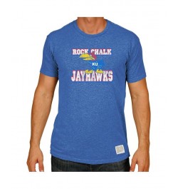 Men's Royal Kansas Jayhawks Big and Tall Mock Twist T-shirt $25.99 T-Shirts