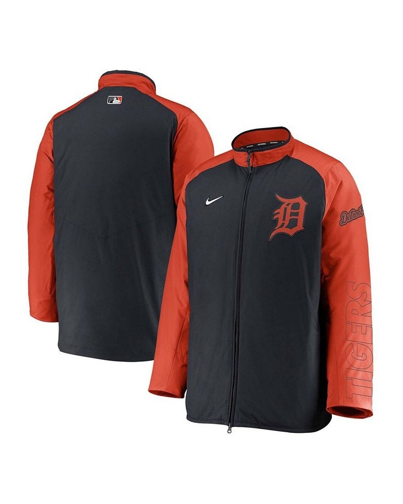 Men's Navy, Orange Detroit Tigers Authentic Collection Dugout Full-Zip Jacket $86.10 Jackets